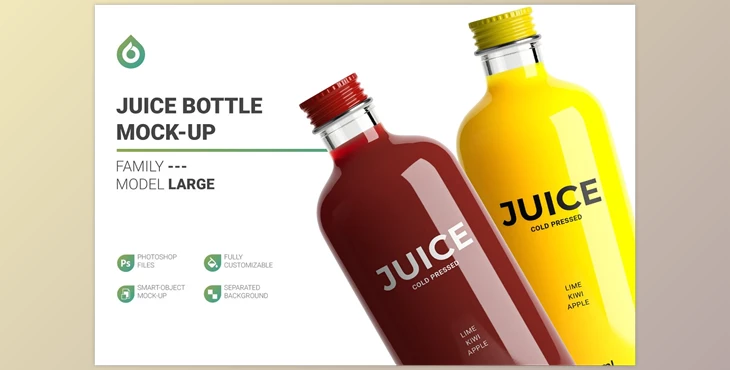 Download Download Juice Bottle Mockup Creativemarket 5325379